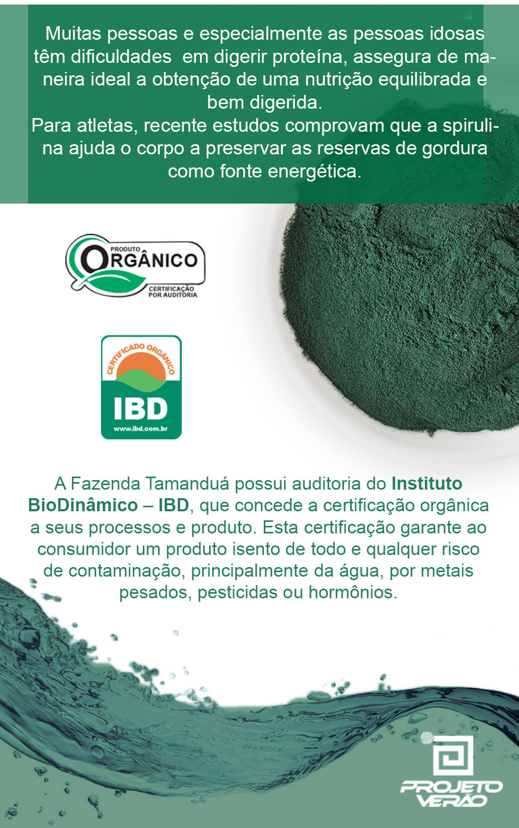 Spirulina Fazenda Tamanduá