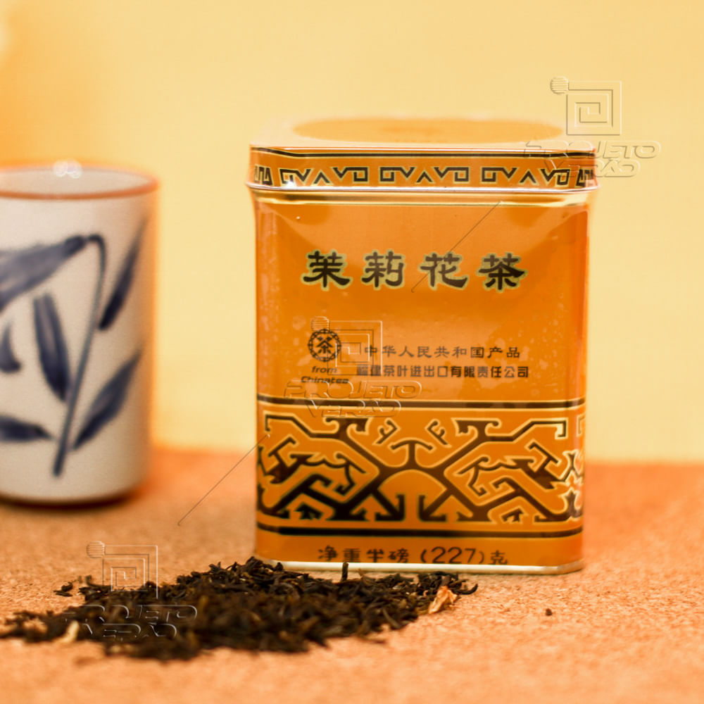 Chá De Jasmin Jasmine Tea227G Importado Fujian Projeto Verao