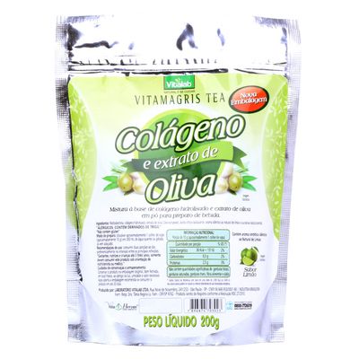 vitalab-colageno-extrato-oliva-vitamagris-tea-cha-200g-loja-projeto-verao