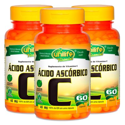 unilife-kit-3x-vitaminaC-acido-ascorbico-60-capsulas-vegetarianas-vegan-loja-projeto-verao