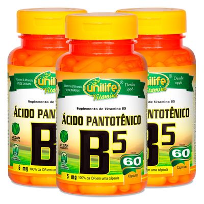 unilife-kit-3x-vitaminaB5-acido-pantotenico-60-capsulas-vegetarianas-vegan-loja-projeto-verao