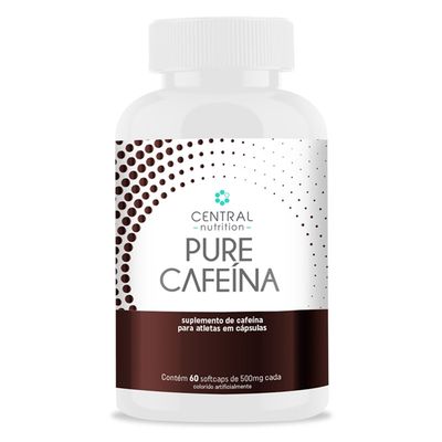central-nutrition-pure-cafeina-500mg-60-capsulas-loja-projeto-verao