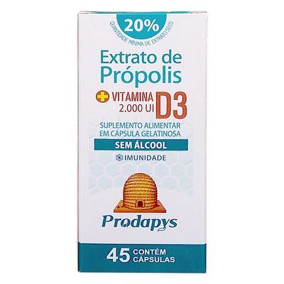 prodapys-extrato-de-propolis-com-vitamina-d3-2000ui-20-extrato-seco-sem-alcool-45-capsulas-loja-projeto-verao