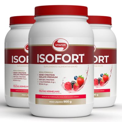 vitafor-kit-3x-isofort-whey-protein-isolate-premium-sabor-frutas-vermelhas-isolado-900g-loja-projeto-verao