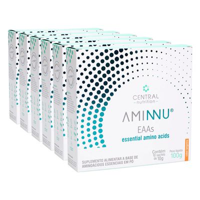 central-nutrition-kit-6x-aminnu-amino-acidos-sabor-tangerina-10-saches-de-10g-loja-projeto-verao