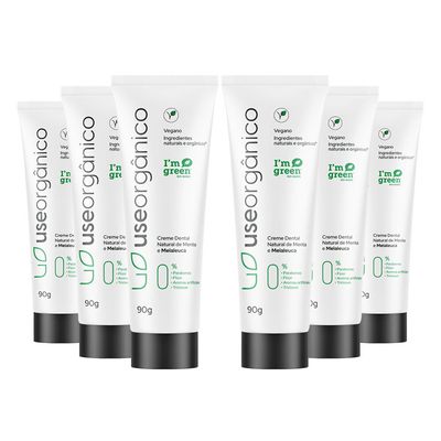 use-organico-kit-6x-menta-e-melaleuca-creme-dental-90g