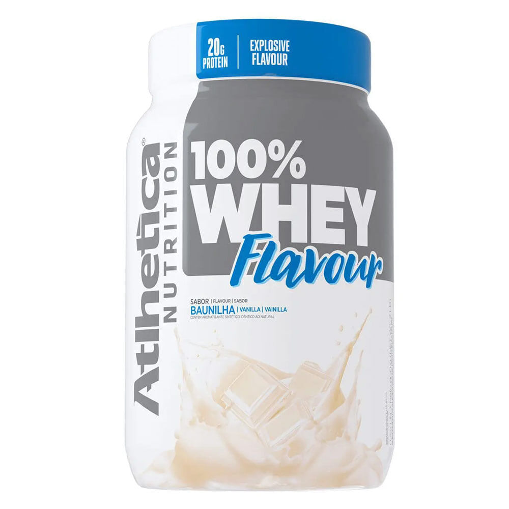 Whey Flavour 100 Sabor Baunilha 900g Athletica Nutrition Comprar whey-flavour-100-sabor-baunilha-900g-athletica-nutrition-comprar