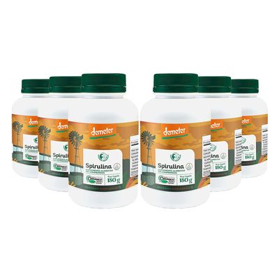 fazenda-tamandua-kit-6x-spirulina-organica-180g-em-comprimidos