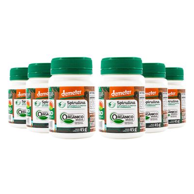 fazenda-tamandua-kit-6x-spirulina-organica-45g-em-comprimidos
