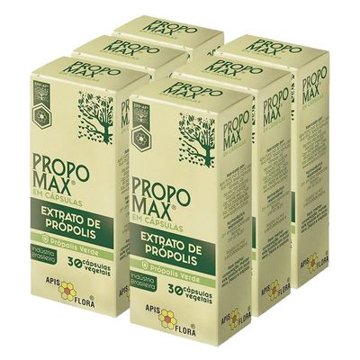 apis-flora-kit-6x-propomax-extrato-de-propolis-verde-30-capsulas-vegetais