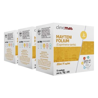cha-mais-kit-3x-espinheira-santa-mayteni-folium-10-envelopes-clinic