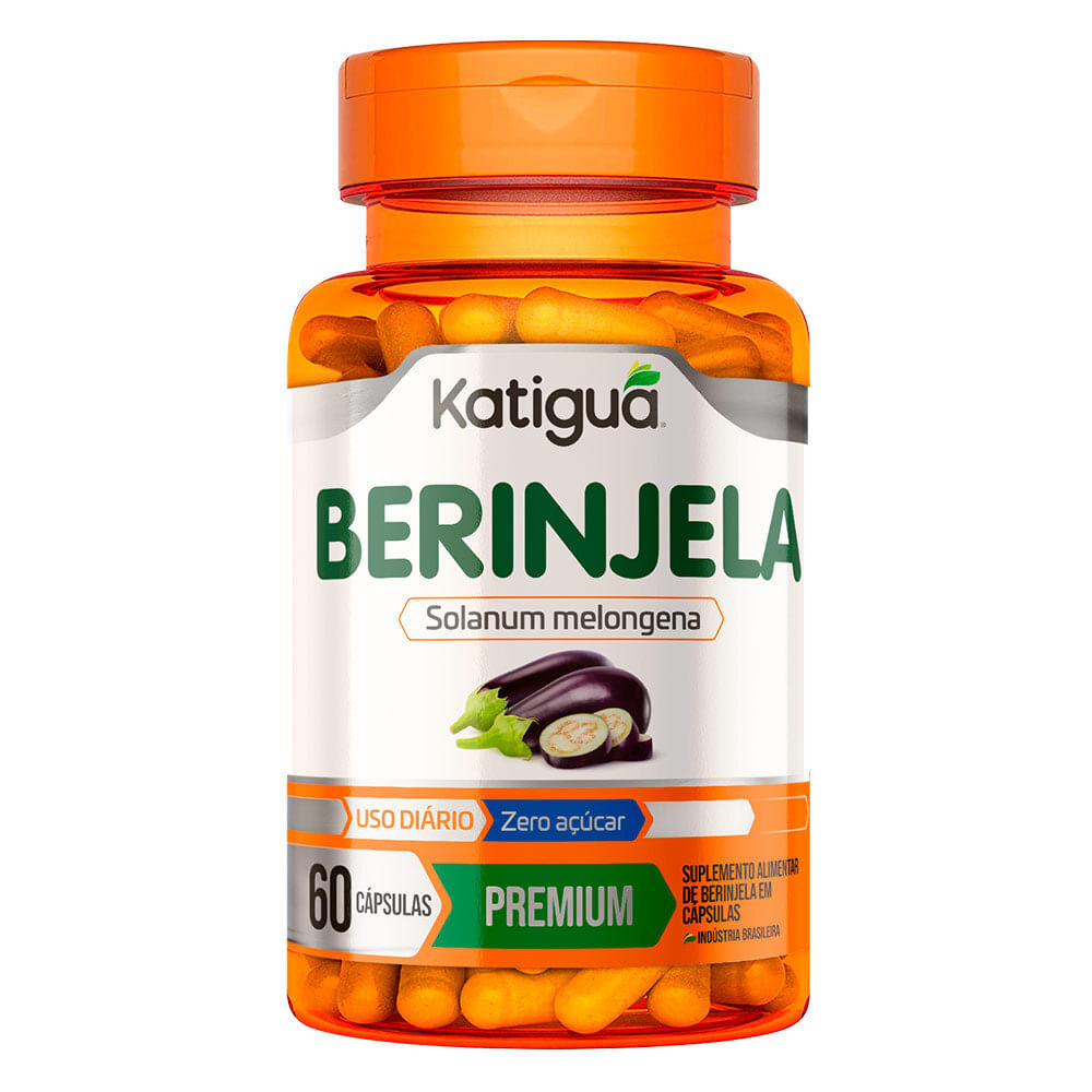 Berinjela Premium (500mg) 60 Cápsulas - Katiguá - Projeto Verao