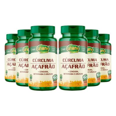 unilife-kit-6x-curcuma-acafrao-cenoura-beterraba-urucum-60-capsulas-vegana