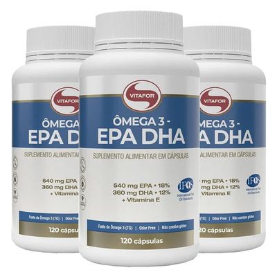 vitafor-kit-3x-omega-epa-dha-540mg-epa-360mg-dha-ifos-120-capsulas