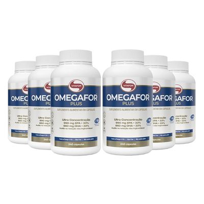 vitafor-kit-6x-omegafor-plus-990mg-epa-660mg-dha-ifos-240-capsulas