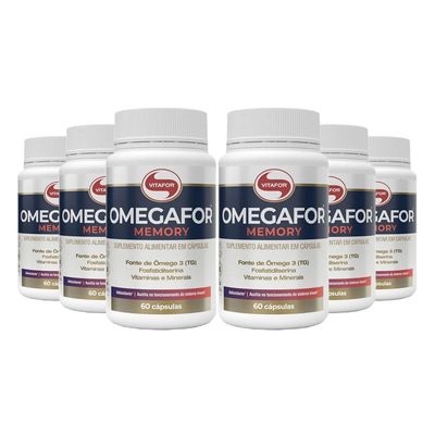 vitafor-kit-6x-omegafor-memory-omega-3-fosfatidilserina-60-capsulas