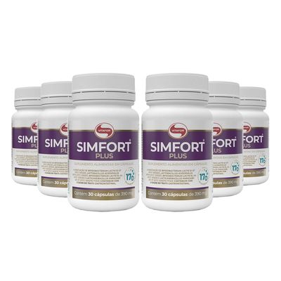 vitafor-kit-6x-simfort-plus-390g-30-capsulas