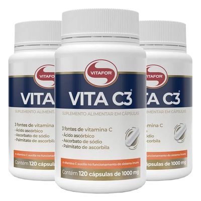 vitafor-kit-3x-vita-c3-1000mg-120-capsulas