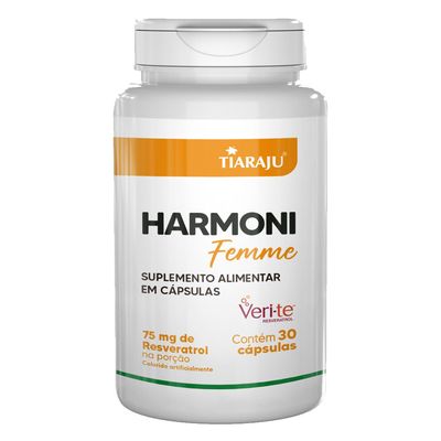 tiaraju-harmoni-femme-75mg-verite-resveratrol-por-porcao-30-capsulas