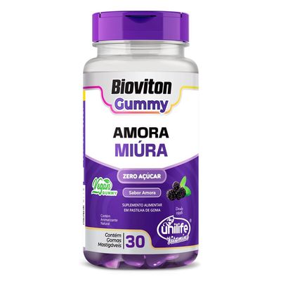 unilife-bioviton-gummy-amora-miura-sabor-amora-30-gomas-vegan