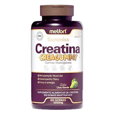 melfort-creatina-creagummy-5000mg-60-gomas-mastigaveis