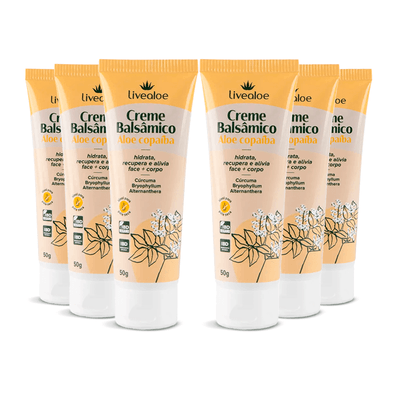 creme-balsamico-aloe-copaiba_kit-6x-curcuma-bryophyllum-alternanthera-vegan-50g_livealoe
