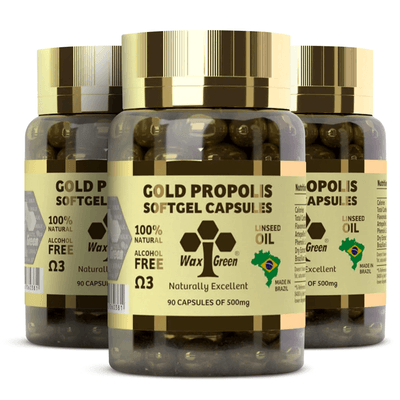 kit3-wax-green-gold-propolis-verde-87-extrato-seco-n91-500mg-90-capsulas-softgel